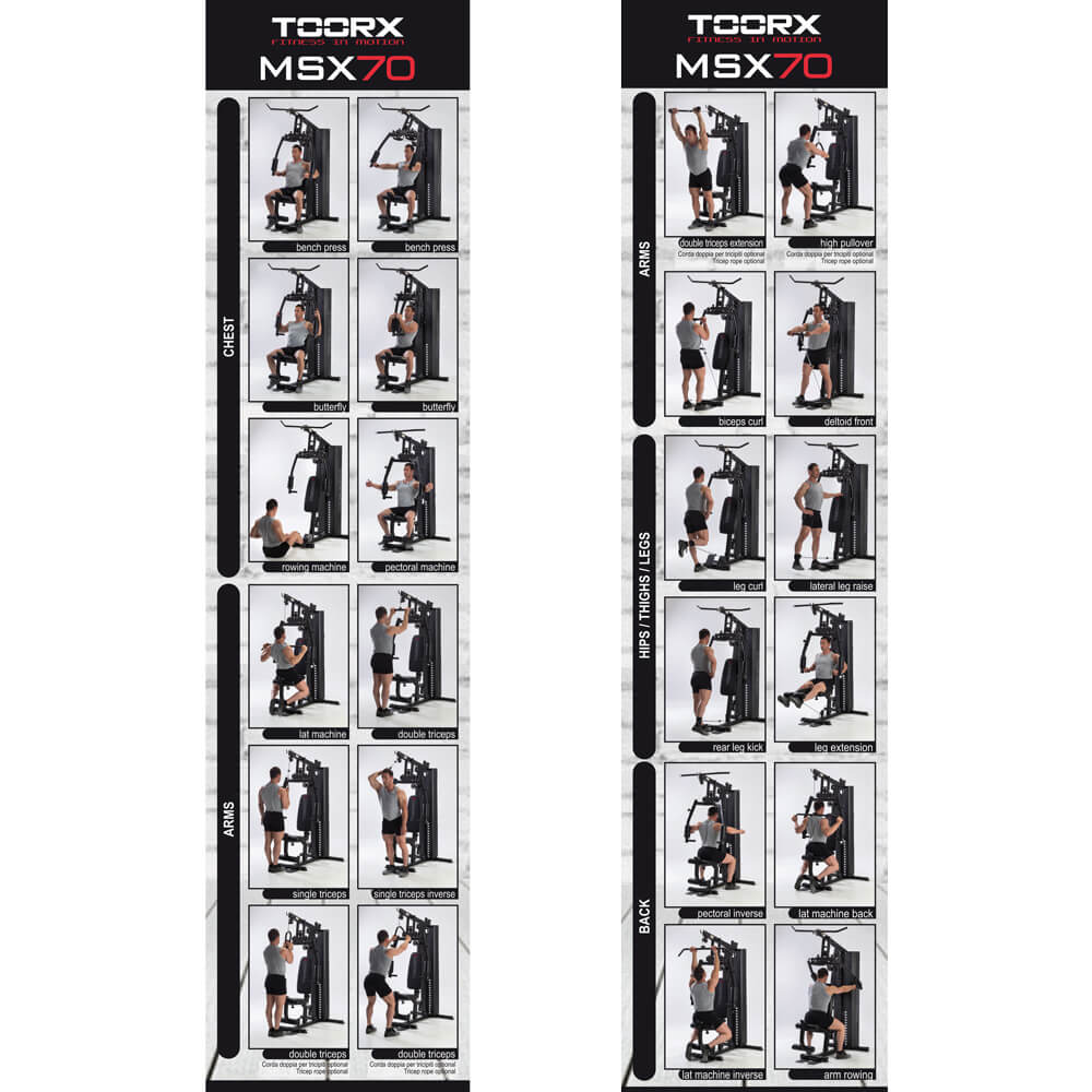 STAZIONE MULTIFUNZIONE TOORX MSX-70 – Free Sport Vignola