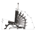 PANCA REGOLABILE OLIMPICA TOORX WBX-3900 PROFESSIONAL LINE