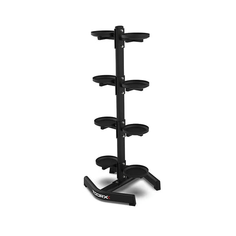 RASTRELLIERA VERTICALE PORTA KETTLEBELL - PALLE MEDICHE TOORX RPK-B8 PROFESSIONAL LINE