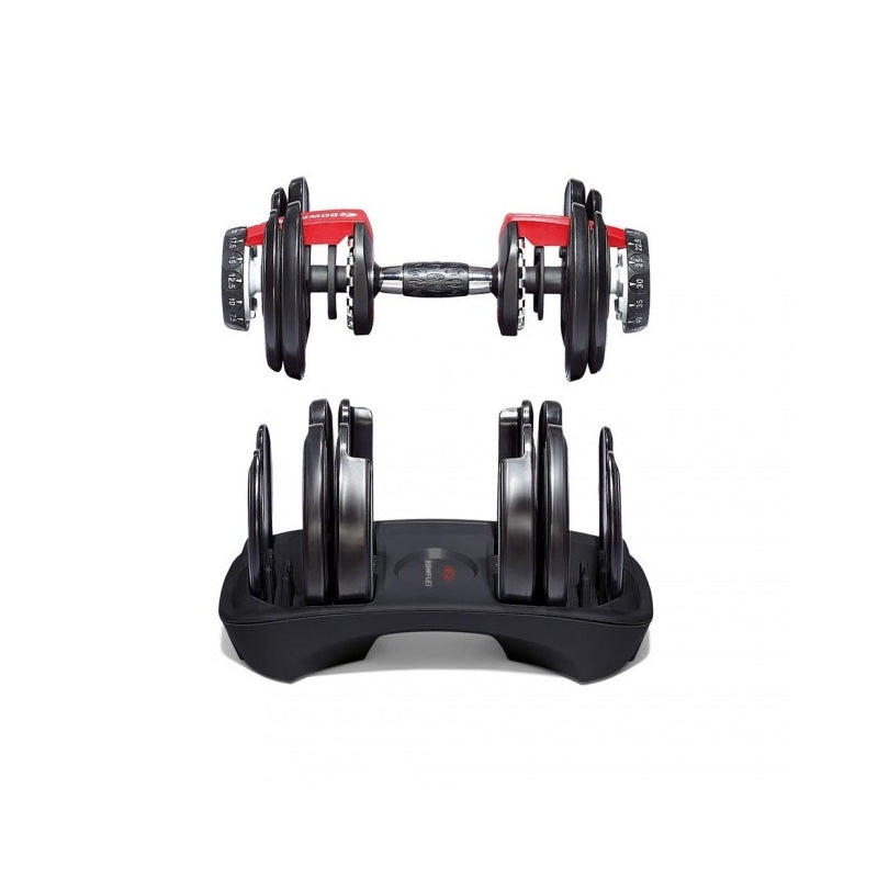 Manubrio Bowflex a carico variabile fino a 23.8 kg. 7 bowflex select tech 552i coppia manubri a carico variabile 24kg