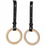 COPPIA ANELLI DA GINNASTICA IN LEGNO TOORX CAGL PROFESSIONAL LINE